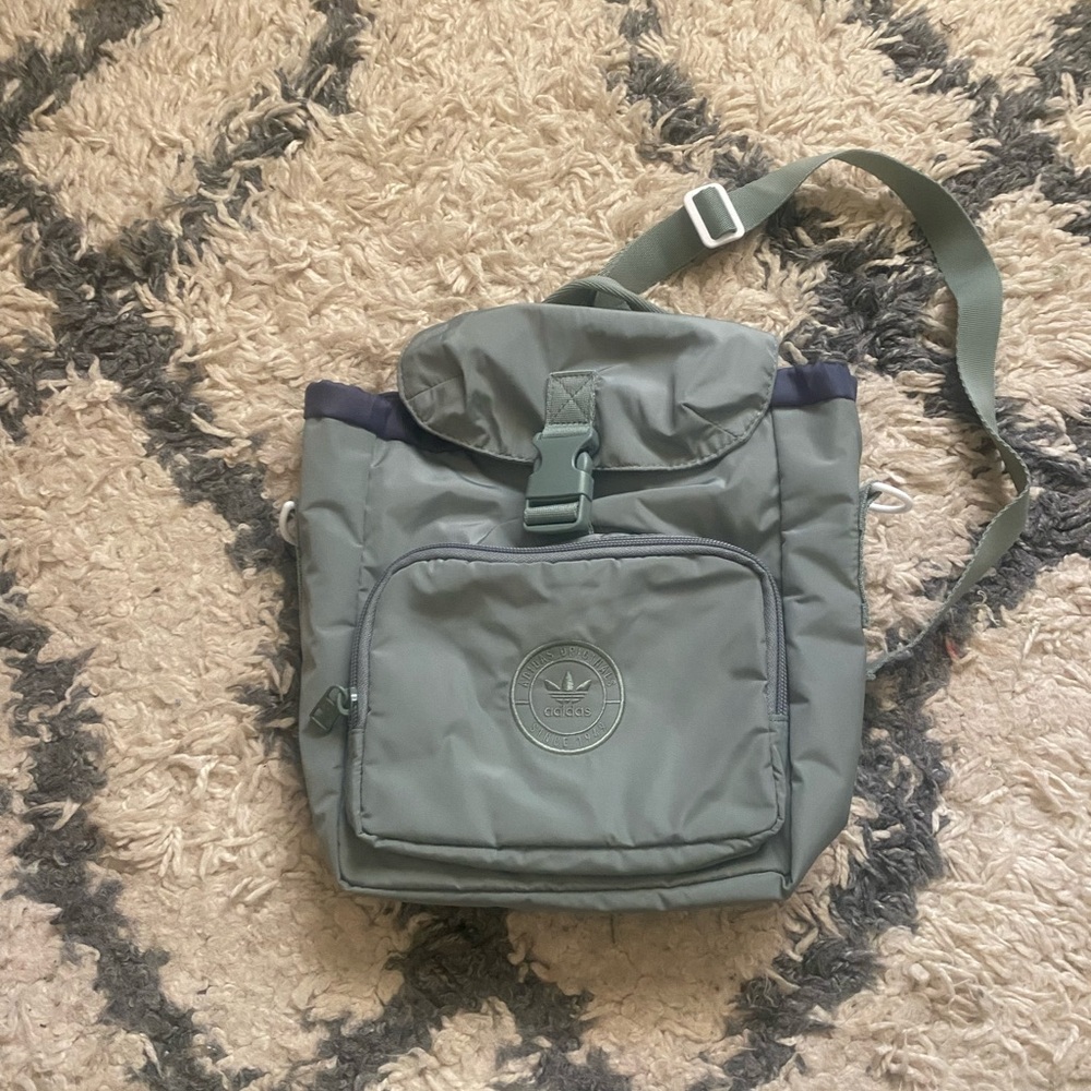 Adidas Green Backpack for Men